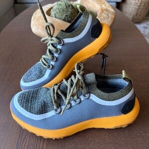 Allbirds Trail Runners SWT Grey Yellow Athletic Shoes